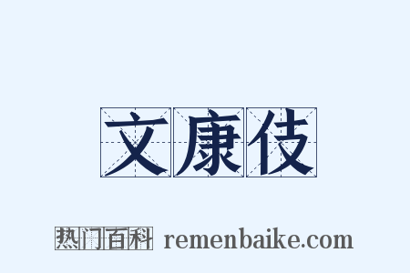文康伎是什么意思的图片